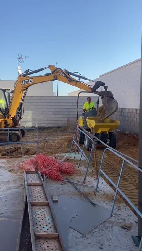 Excavaciones en espacios reducidos en Badajoz